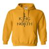 4X-Large Gold Mens King In The North Sweatshirt Hoodie view 1