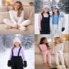 Rene Rofe Girls Thermal Set - 2 Piece Fleece Lined Breathable Top and Long Johns - Thermal Underwear for Girls, Size 6X, White view 3