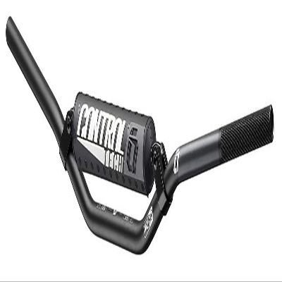 Controltech Whip 7/8" Handlebar Medium Rise with Pads, Black, Gray Decal