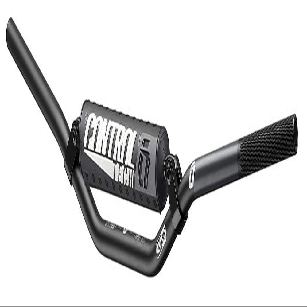 Controltech Whip 7/8" Handlebar Medium Rise with Pads, Black, Gray Decal