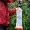 Vecto Water Collection and Filtration Bag 2 Liter Blue - 28mm Neck Compatible With Popular Filters - Wide Opening For Easy Water Collection - Lightweight, Compact, Durable Tethered Cap and Slider view 4