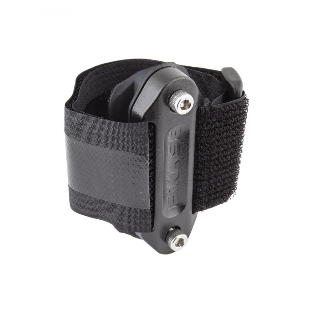 Anywhere Cage Strap Adapter - Bottle Cage Base for Many Bikes, Ebikes, Scooters, Golf Carts, Trolleys, Pull Carts, Push Carts, Motorcycle Guard Rail - 18" Long Strap fits Diameters up to 4 1/2"