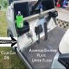 J & O Carts Parts Club Car DS Golf Cart Polished Aluminum Diamond Plate Upper Floor view 4
