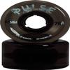 ATOM SKATES Pulse Outdoor Quad Roller Wheels 78A, Black, Set of 8, 65mm x 37mm view 1