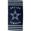 Northwest NFL Dallas Cowboys Unisex-Adult Beach Towel, 30" x 60", Stripes view 1