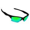 Alphax Emerald Green Mirrored Polarized Replacement Lenses for Oakley Half Jacket 2.0 XL Sunglasses view 3