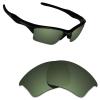 Alphax Gray Green Polarized Replacement Lenses for Oakley Half Jacket 2.0 XL Sunglasses