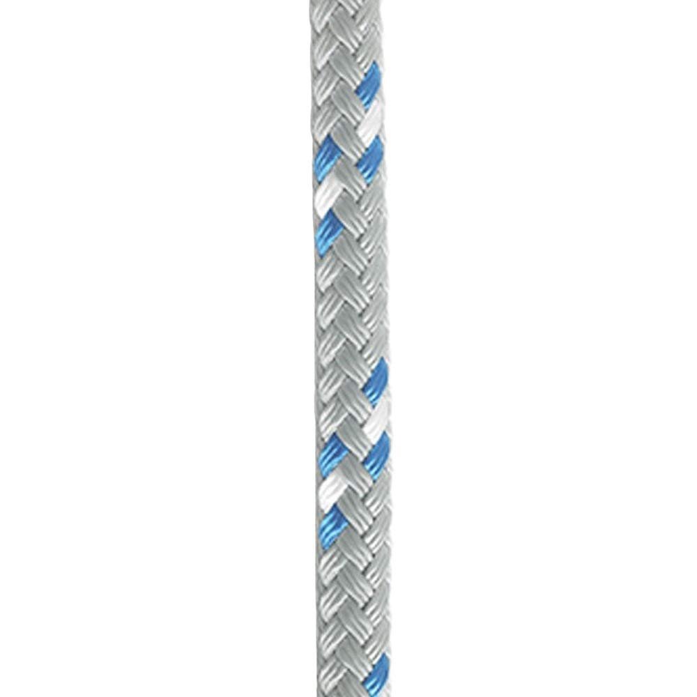 New England Ropes 7/16in - 11mm Viper Braid Blue Fleck 10 Feet Long