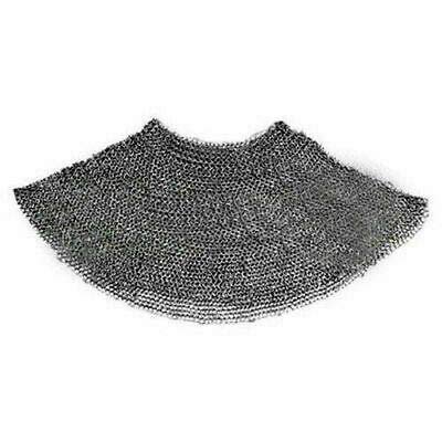 16 Gauge Heavy Duty Round Riveted Flat Solid Chain Mail Camail ABS (Original Oiled)