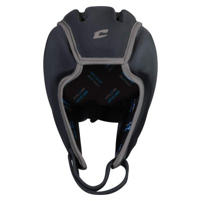 Champro 7 on 7 Series Soft Shell Headgear, Black and Graphite, Medium