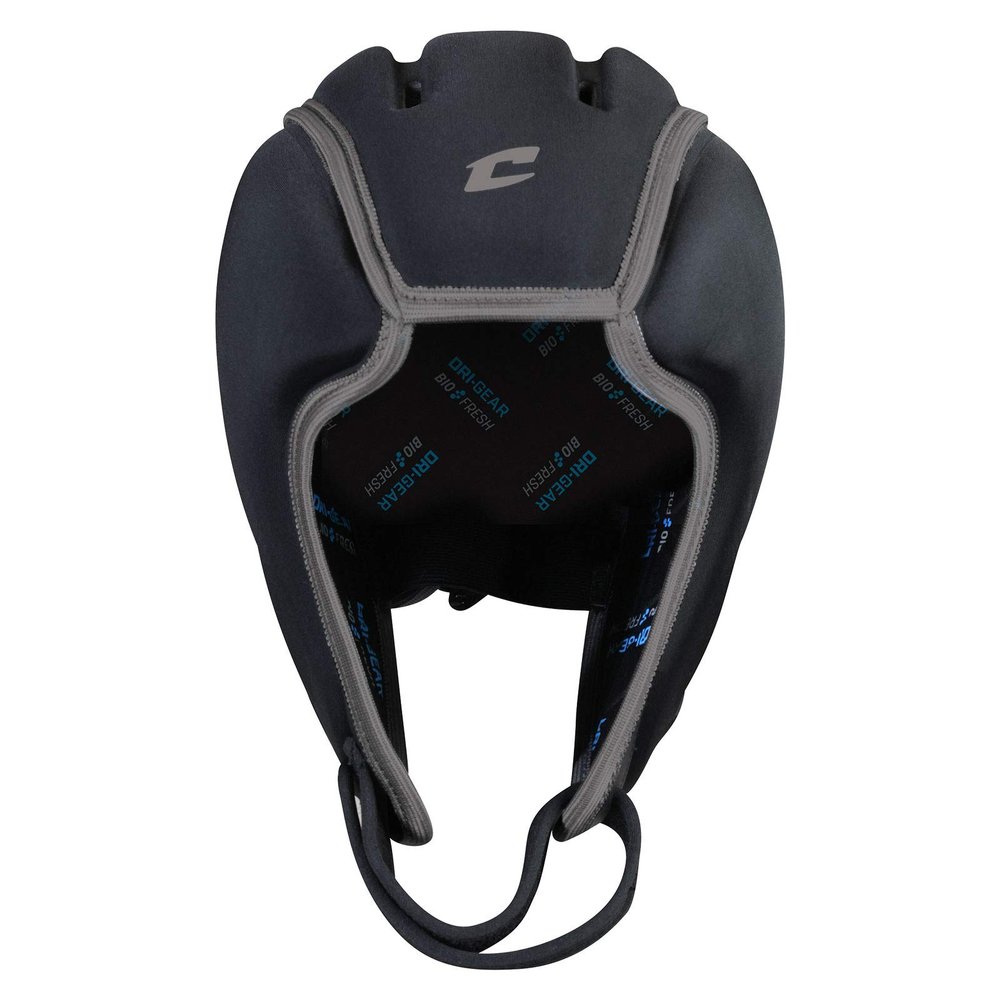 Champro 7 on 7 Series Soft Shell Headgear, Black and Graphite, Medium