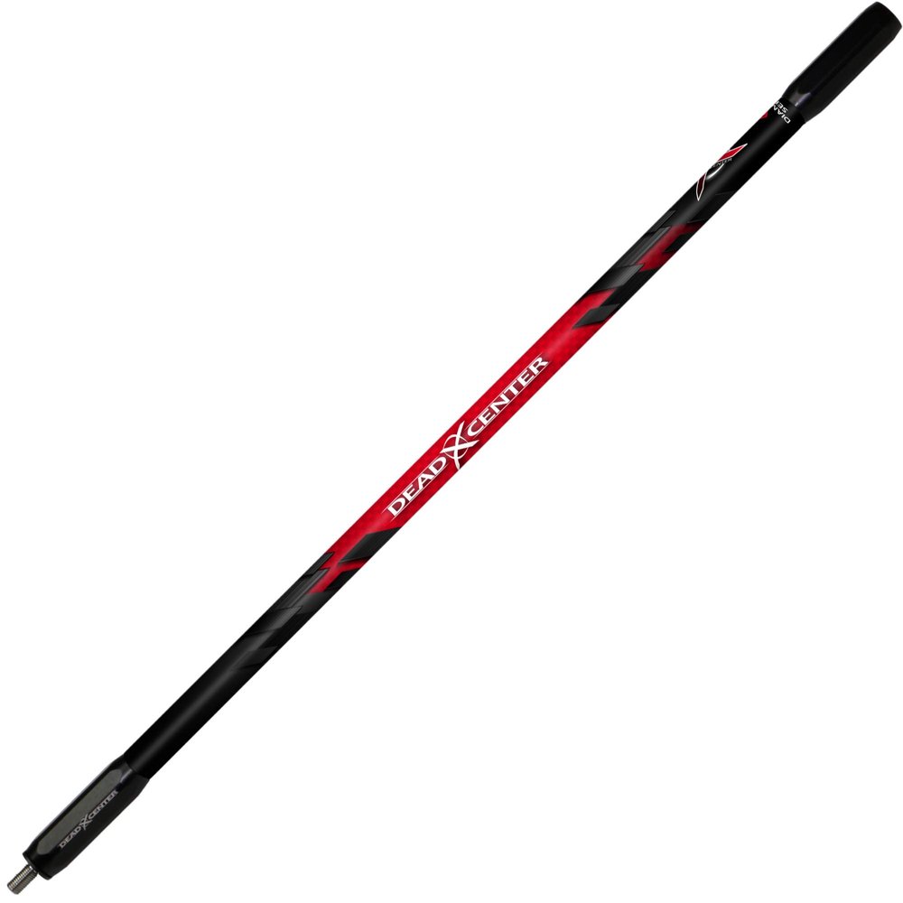 Dead Center Archery Products Diamond Series Carbon Stabilizer (Red, 28)