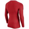 Champro Long Sleeve Compression Shirt - Polyester/Spandex, Adult Large, Scarlet view 3
