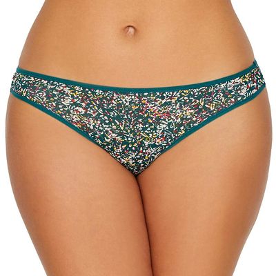 Calvin Klein Women's Form Thong, Hopper Floral, XS
