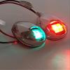JZ 10-14V Stainless Steel Vertical Mount LED Navigation Light Side Marker Marine (Green+Red) view 4