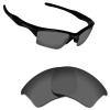 Alphax Black Chrome Polarized Replacement Lenses for Oakley Half Jacket 2.0 XL OO9154 view 1