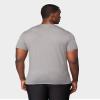 32 Degrees Mens Cool Quick Dry Active Basic Crew T-Shirt, Heather Grey, X-Large view 2