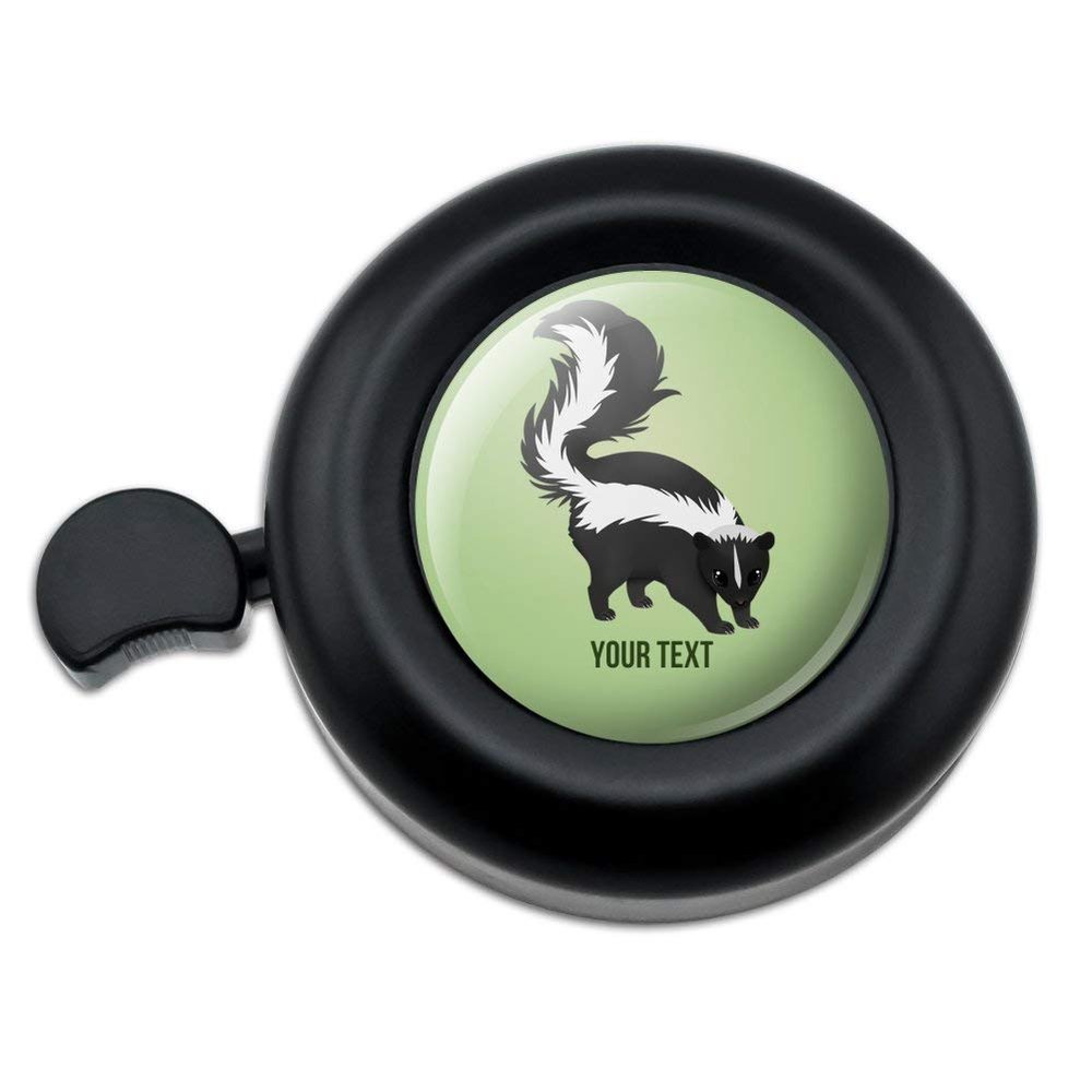 GRAPHICS & MORE Personalized Custom 1 Line Skunk Bicycle Handlebar Bike Bell