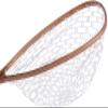 Trademark Innovations 35.2" Fly Fishing Fish-Safe Wood with Rubber Net (Beech Wood) view 3