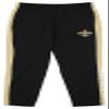 Outerstuff NFL Youth Boys (8-20) Side Stripe Slim Fit Performance Pant, New Orleans Saints Large (14-16) view 2