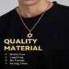 ChainsHouse 3mm 18K Gold Plated Twisted Rope Chain Necklace for Men Women, Hip Hop Jewelry, 18" view 2