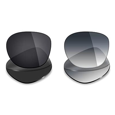Mryok 2 Pair Polarized Replacement Lenses for Oakley Latch Sunglass - Options