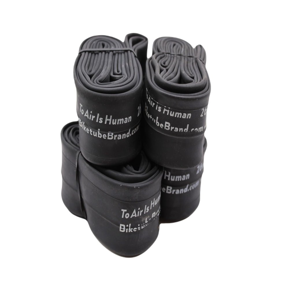 26 x 1.752.125 Mountain Bike Inner Tubes by BIKETUBE Brand 4Pack with Presta Valves Durable Butyl Rubber Fits 26 MTB Tires Great Value for Trail and Everyday Riding
