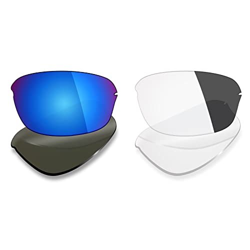 Mryok 2 Pair Polarized Replacement Lenses for Oakley Half Wire 2.0 Sunglass - Options