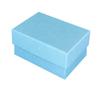 888 Display - Pack of 20 Boxes of 3" x 2 1/8" x 1"H Light Blue Kraft Cotton Filled Jewelry Boxes view 1