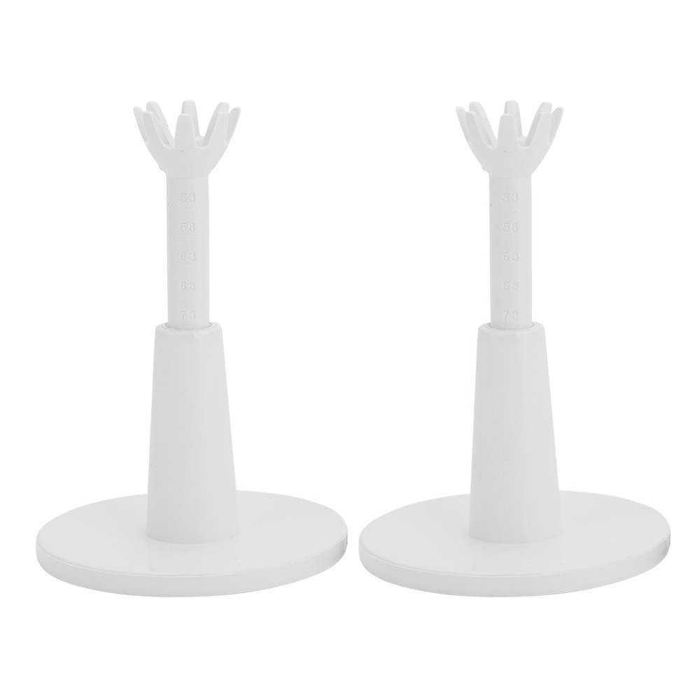 2pcs Adjustable Tees Stable Driving Range Tees Training Accessory White for Practice Training Sports