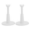 2pcs Adjustable Tees Stable Driving Range Tees Training Accessory White for Practice Training Sports view 1