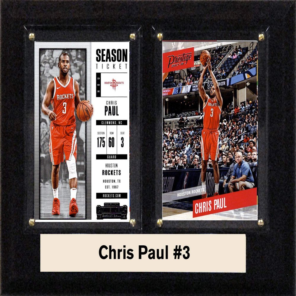 C&I Collectables NBA Houston Rockets Mens 68CPAULHOUN/A Brown Brown 68CPAULHOU, Brown, N/A