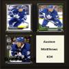 C&I Collectables NHL Toronto Maple Leafs Mens 810MAUATTHEWSNHL 6"x8" Auston Matthews Toronto Maple Leafs Two Card Plaque, Brown, N/A view 1