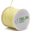 9KM DWLIFE Braided Kevlar Cord, 400lb 1.6mm 100Ft, High Tensile Strength, Abrasion, Flame Retardant, Kite String, Fishing Line, Model Rocket Shock, Hammock Tarp Ridgeline, Tactical Survival Paracord view 1