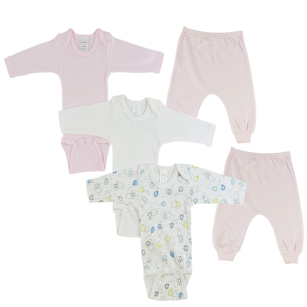 Bambini Infant Girls Long Sleeve One Piece and Joggers