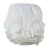 bambini White Girl's Cotton/Poly Fancy Pants Underwear view 1