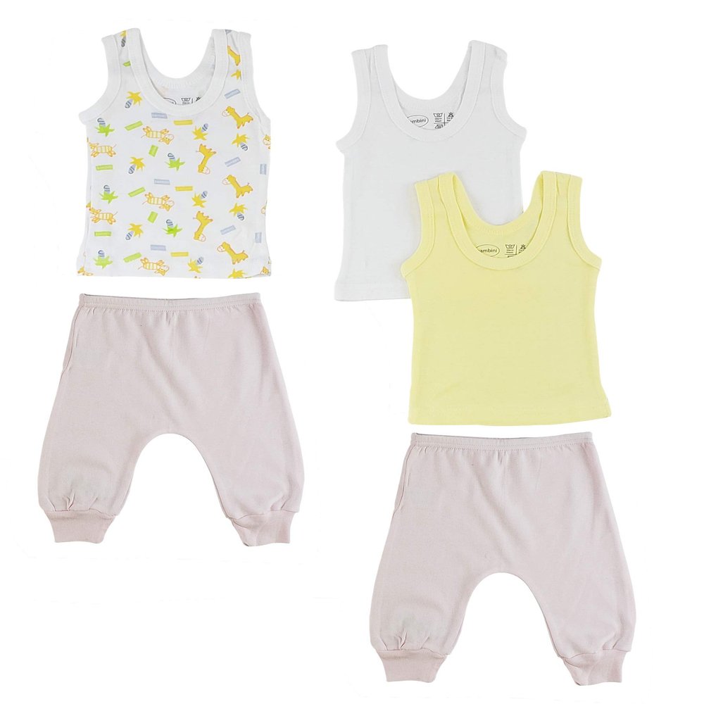 bambini Girls Tank Tops and Joggers