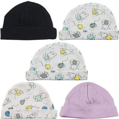 bambini Girls Baby Cap (Pack of 5)