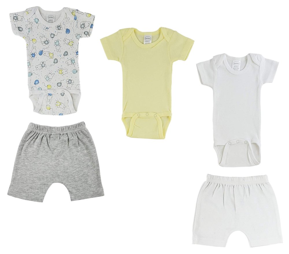bambini Infant Onezies and Shorts - Large