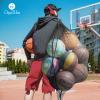 OrgaWise Extra Large Ball Bags Mesh,Heavy Duty Mesh Ball Bag for Soccer/Basketball/Volleyball/Football (School/Home/Park/Garage/Beach)(Non-slip Pad,27"x36"/70x90cm) view 4