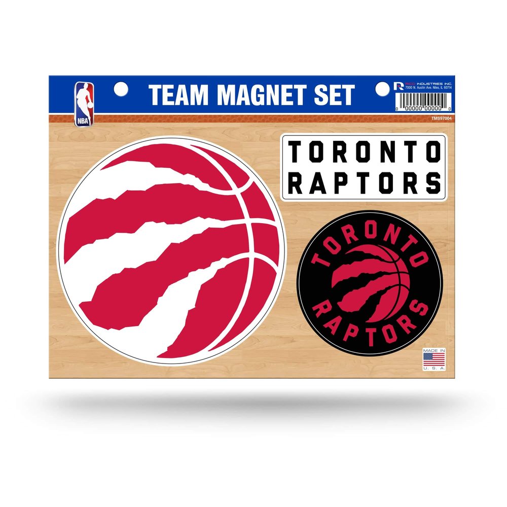 Rico Industries NBA Basketball Toronto Raptors Team Magnet Sheet 8.5 x 11-"
