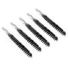 BOOSTEADY 5 Pcs Nylon Bristle Bore Gun Cleaning Brush for Pistol, 50 Professional Square Patches, .260/6.5MM, .17, .22, .357/9MM, .40, .45, .30 Caliber view 1