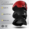Odoland Ski Helmet and Goggles Set for Adults & Youth, Snowboard Helmet with Goggles - Shockproof Winter Sports Helmet with Protective Shell for Men, Women & Teens, Red, S view 2