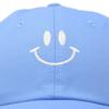 DALIX Smile Baseball Cap Smiling Face Happy Dad Hat Men Women Teens in Light Blue view 2