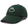 DALIX Smile Baseball Cap Smiling Face Happy Dad Hat Men Women Teens Dark Green view 4