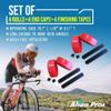 ALIEN PROS Bike Handlebar Tape EVA (Set of 4) Red - Enhance Your Bike Grip with These Bicycle Handle bar Tape - Wrap Your Bike for an Awesome Comfortable Ride (Set of 4, Red) view 2