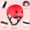 KAMUGO Kids Adjustable Helmet, Suitable for Toddler Kids Ages 2-14 Boys Girls, Multi-Sport Safety Cycling Skating Scooter Helmet (Red, Small) view 2