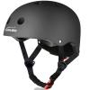 KAMUGO Kids Adjustable Helmet, Suitable for Toddler Kids Ages 2-8 Boys Girls, Multi-Sport Safety Cycling Skating Scooter Helmet (Black, Small) view 1