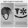 KAMUGO Kids Adjustable Helmet, Suitable for Toddler Kids Ages 2-8 Boys Girls, Multi-Sport Safety Cycling Skating Scooter Helmet (Black, Small) view 4