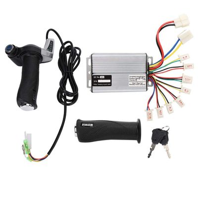 36V 48V 1000W Speed Controller with Locking Throttle Grip & Power Display for Electric Bike, Smart Motor Control, Compact Design, Easy Installation for Mountain Bikers, Commuters, & Recreational